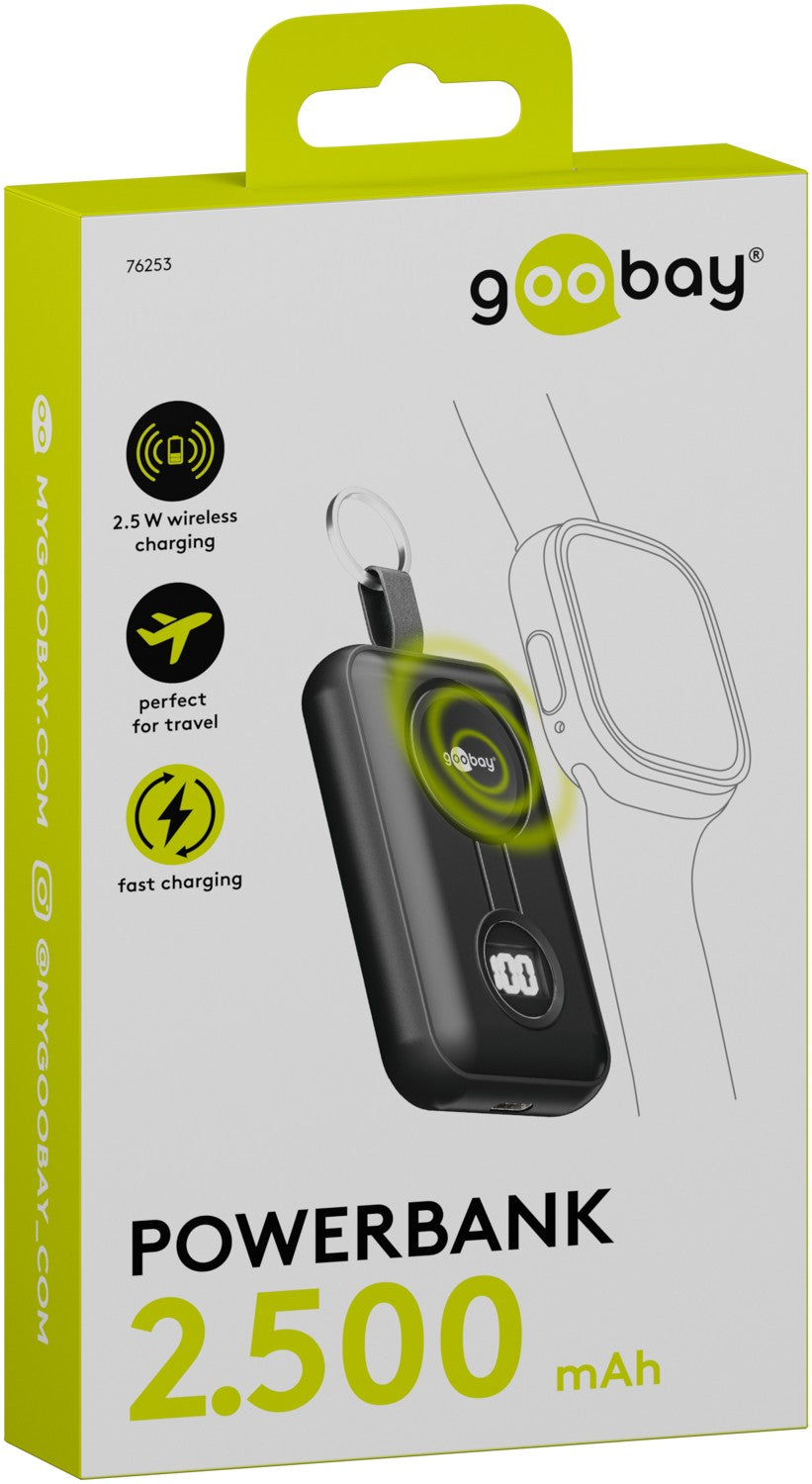 Draadloze Powerbank voor Apple Watch - 2.500 mAh