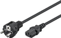 Goobay Stroomkabel IEC | Zwart