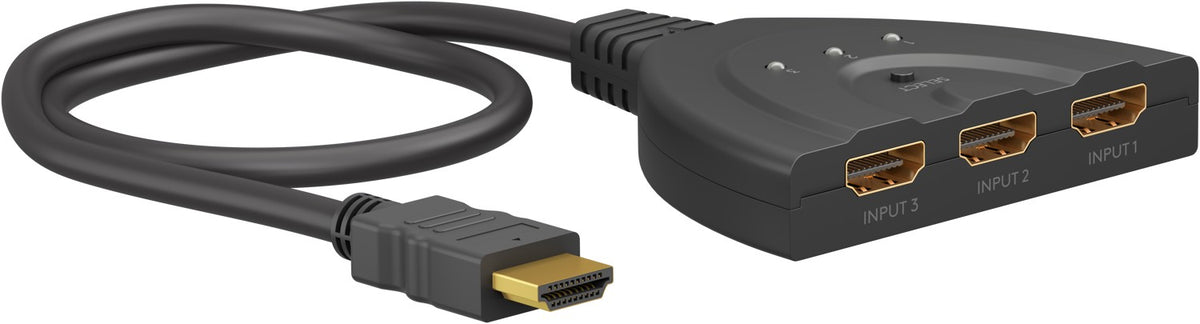 HDMI-Switch - 3 naar 1 - 4K @ 30 Hz