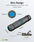 Outdoor LAN Kabelconnector CAT 6A UTP IP68 - Toolless Netwerk Verlengstuk - Goobay