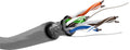 CAT 5e netwerkkabel, F/UTP, grijs, CCA, AWG 24/1 (solid)