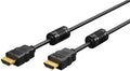 High Speed HDMI™-kabel met Ethernet (met ferrietkernen), 4K @ 60 Hz