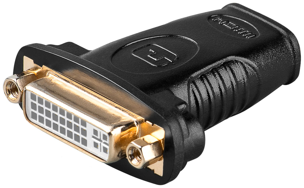 HDMI/DVI-I-adapter - HDMI-bus (Type A) > DVI-I-bus Dual-Link (24+5 pin)