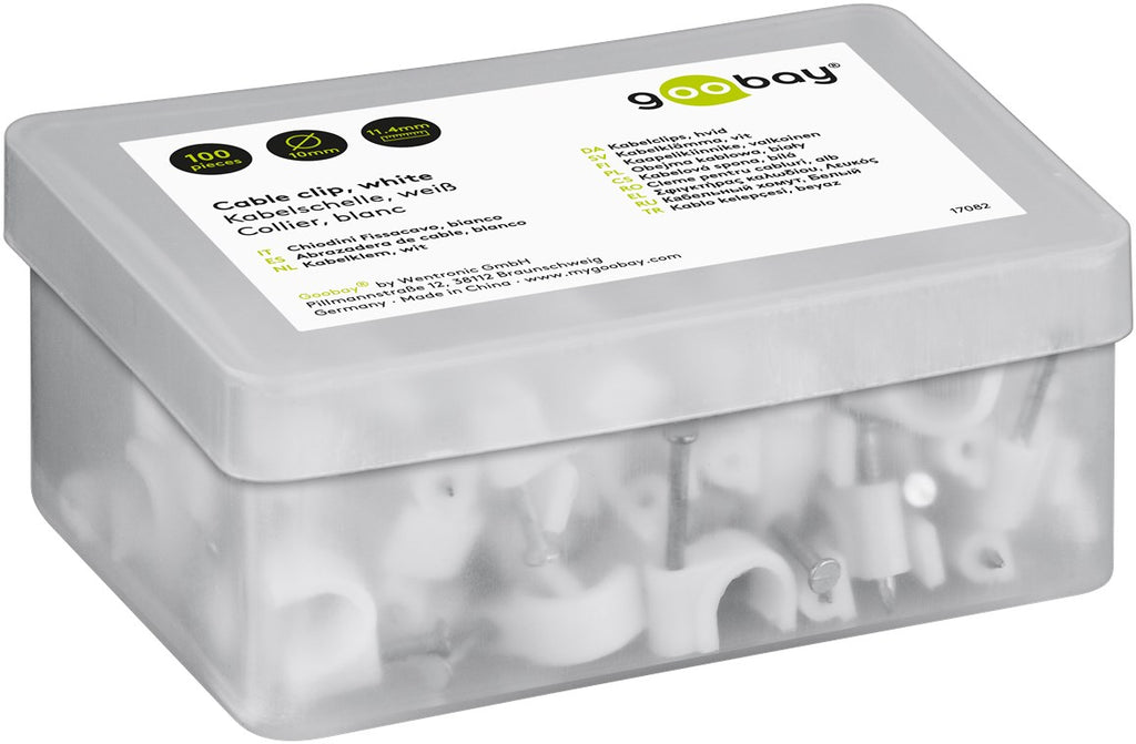 Kabelklemmen, 100 stuks