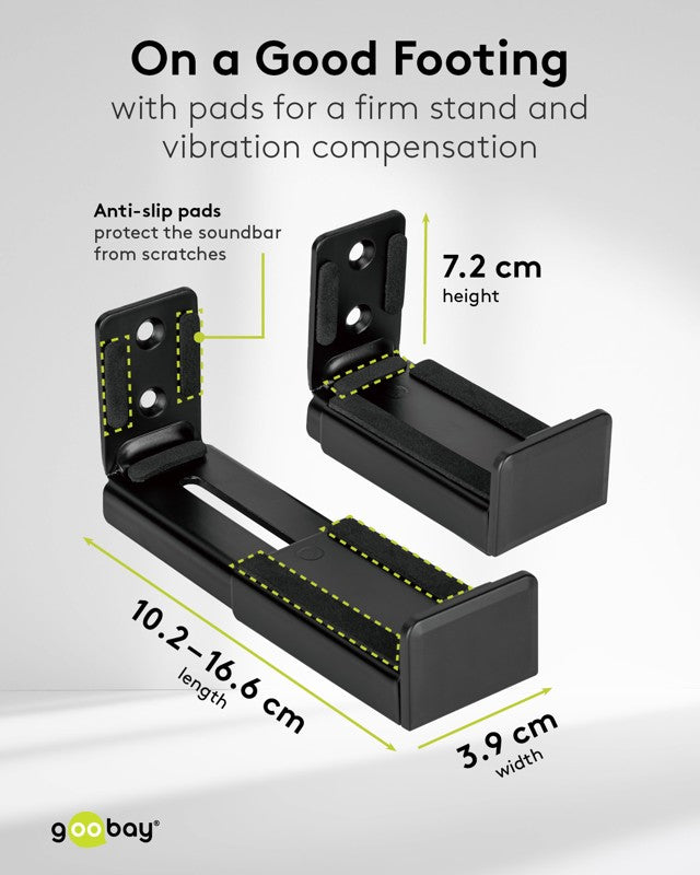 Goobay - Universele Soundbar Wandbeugel