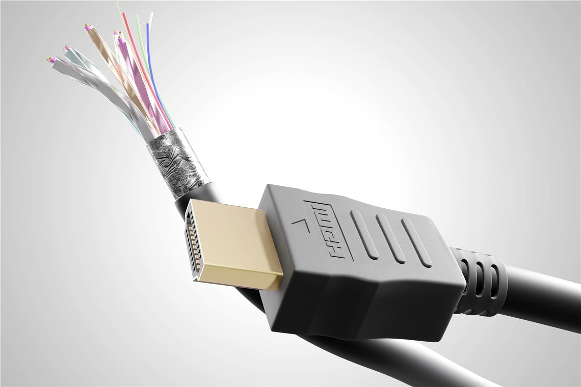 High Speed HDMI™-kabel met Ethernet (met ferrietkernen), 4K @ 60 Hz