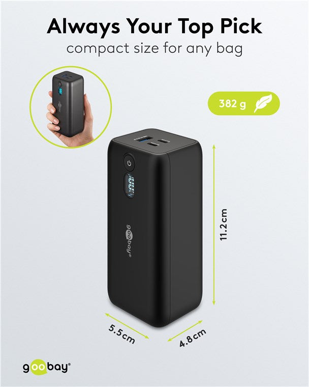 Laptop Powerbank 20.000 mAh Snellader