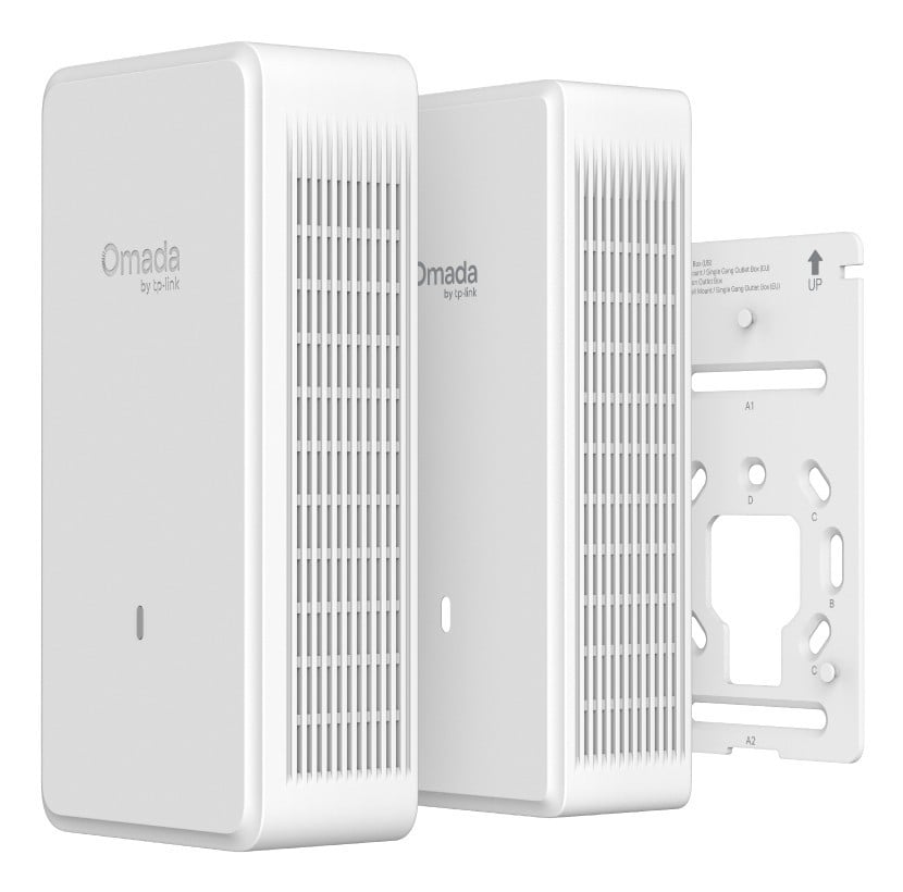 TP-Link Omada EAP775-WALL – Ultra-Slank Wi-Fi 7 In-Wall Access Point (BE9300)