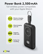 Draadloze Powerbank voor Apple Watch - 2.500 mAh