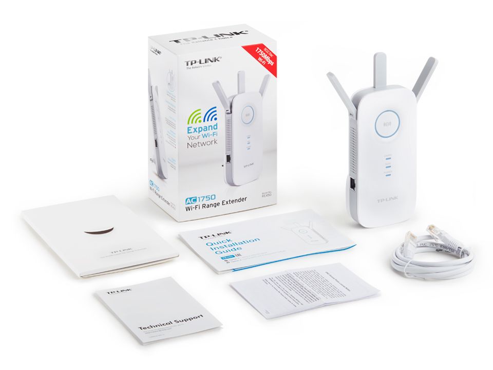 TP-Link RE450 - Mesh Wi-Fi Extender - AC1750