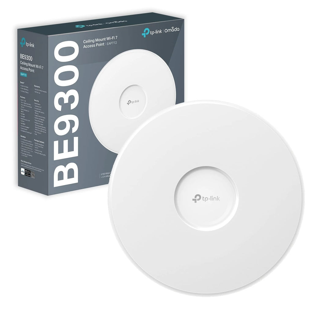 TP-Link Omada EAP772 - access point - Wi-Fi 7 - BE9300 - tri-band - PoE